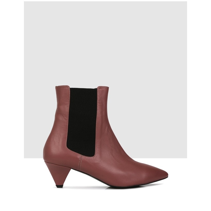 Victoria Ankle Boots 109 Pink by Sempre Di