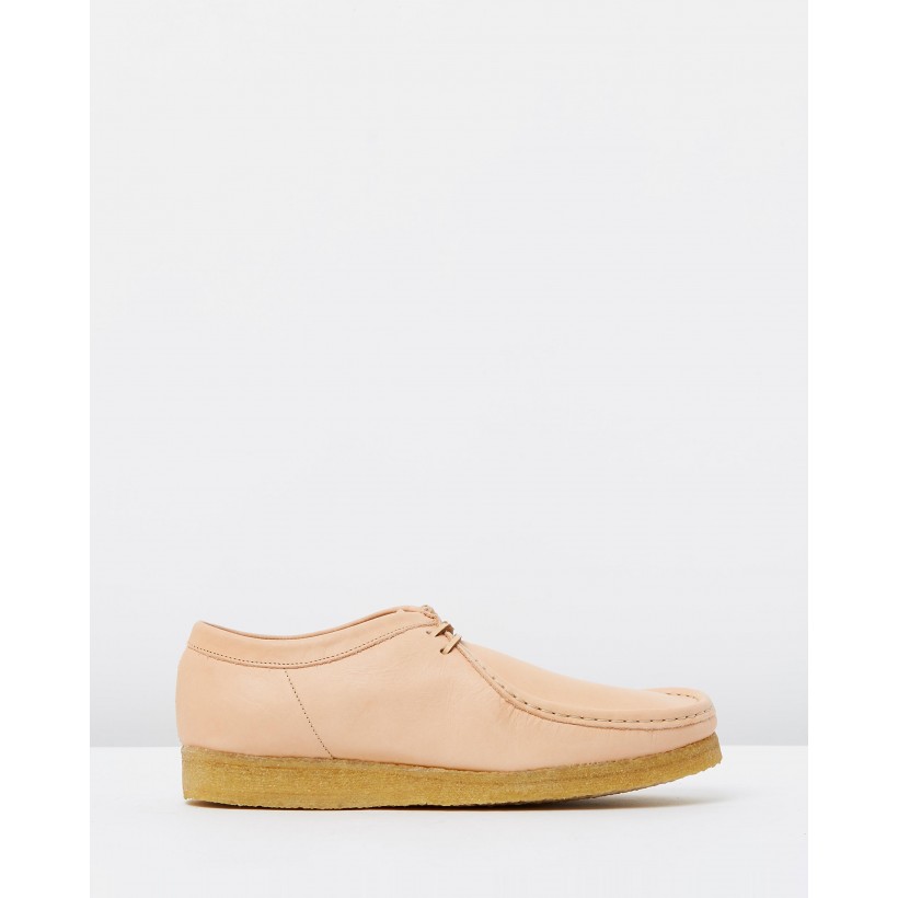 Wallabee Natural Tan Leather by Clarks Originals
