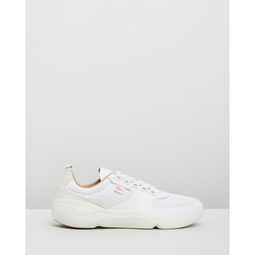 Wildcard 319 2 Sneakers - Women's White & Off-White by Lacoste