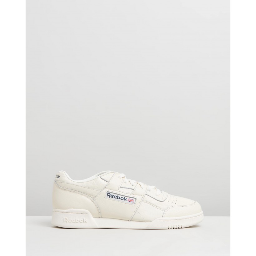 Workout Plus - Unisex Classic White & Blue Hills by Reebok