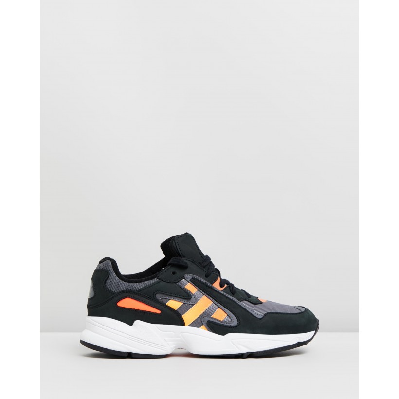 Yung-96 Chasm - Unisex Core Black, Semi Coral & Solar Red by Adidas Originals