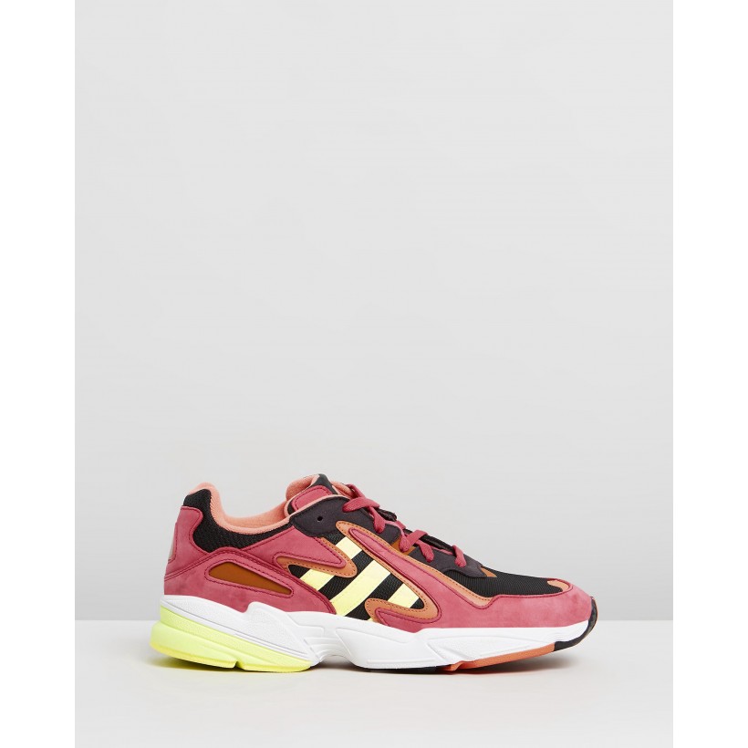 Yung-96 Chasm - Unisex Core Black, Hi-Res Yellow & Energy Pink by Adidas Originals