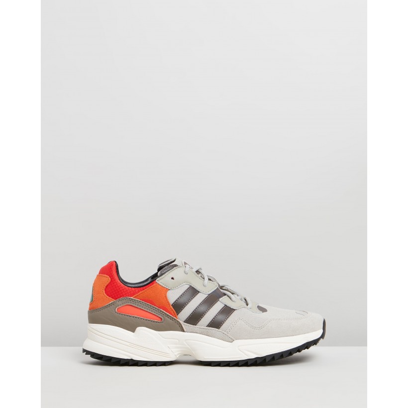 Yung 96 Trail - Men's Sesame, Trace Grey & Off White by Adidas Originals