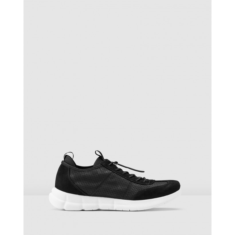 Zach Sneakers Black by Aq By Aquila