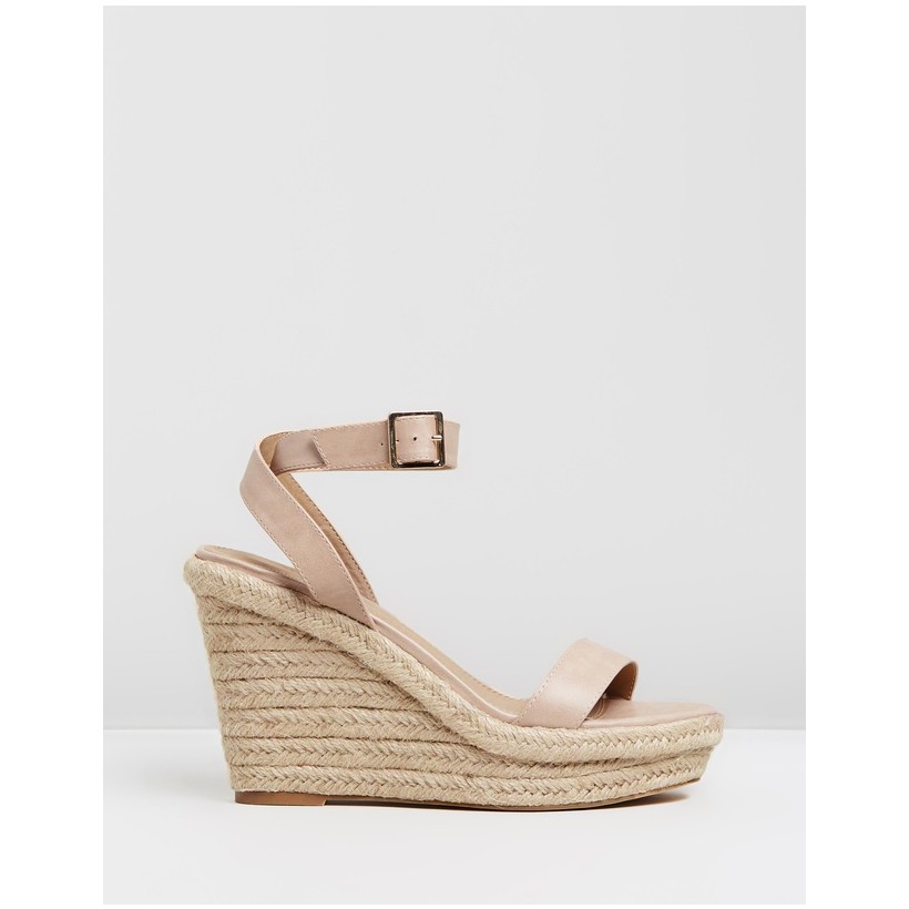 Zaina Wedges Nude by Spurr