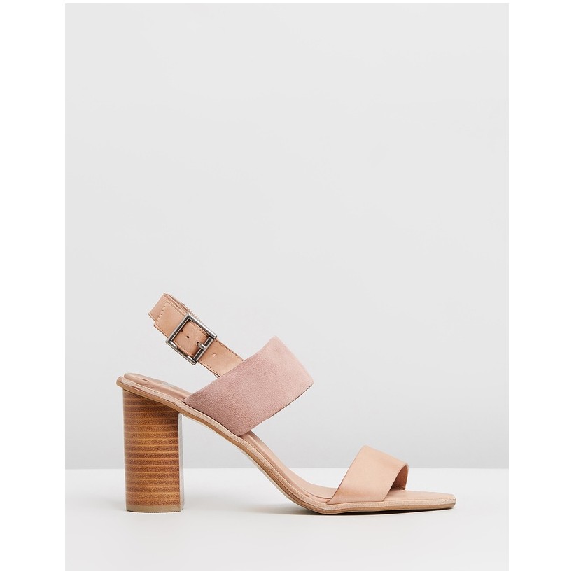 Zelma Nude Leather & Suede by Mollini