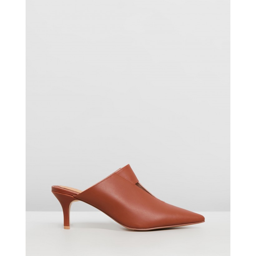 Frame Kitten Heels Rust by Jaggar The Label