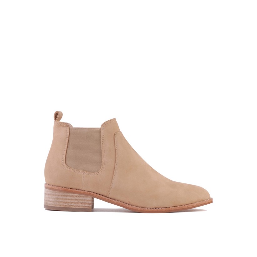 Lecia - Sand Leather by Siren Shoes