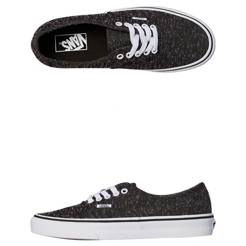 Womens Authentic Marled Shoe Marled Black By VANS