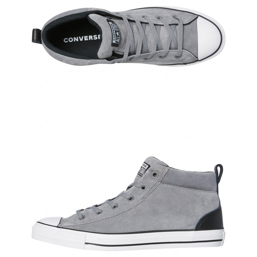 Chuck Taylor All Star Street Suede Shoe Mason Black By CONVERSE