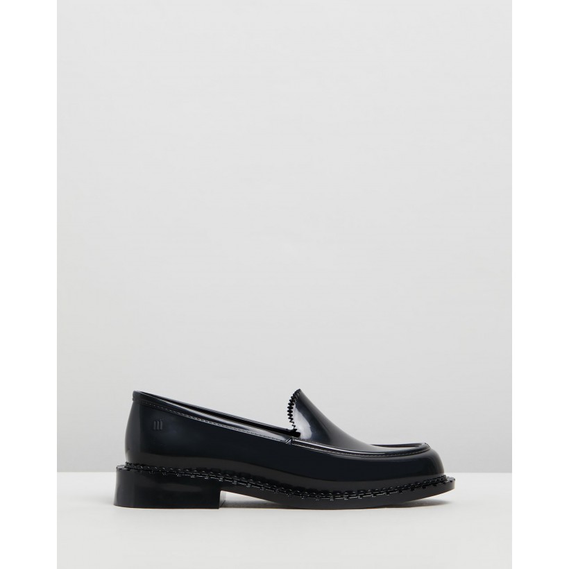 Penny Loafers Black Gloss by Melissa