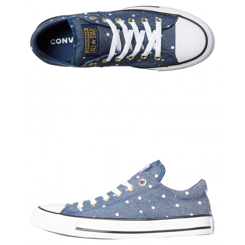 Chuck Taylor All Star Madison Shoe Navy Gold White By CONVERSE
