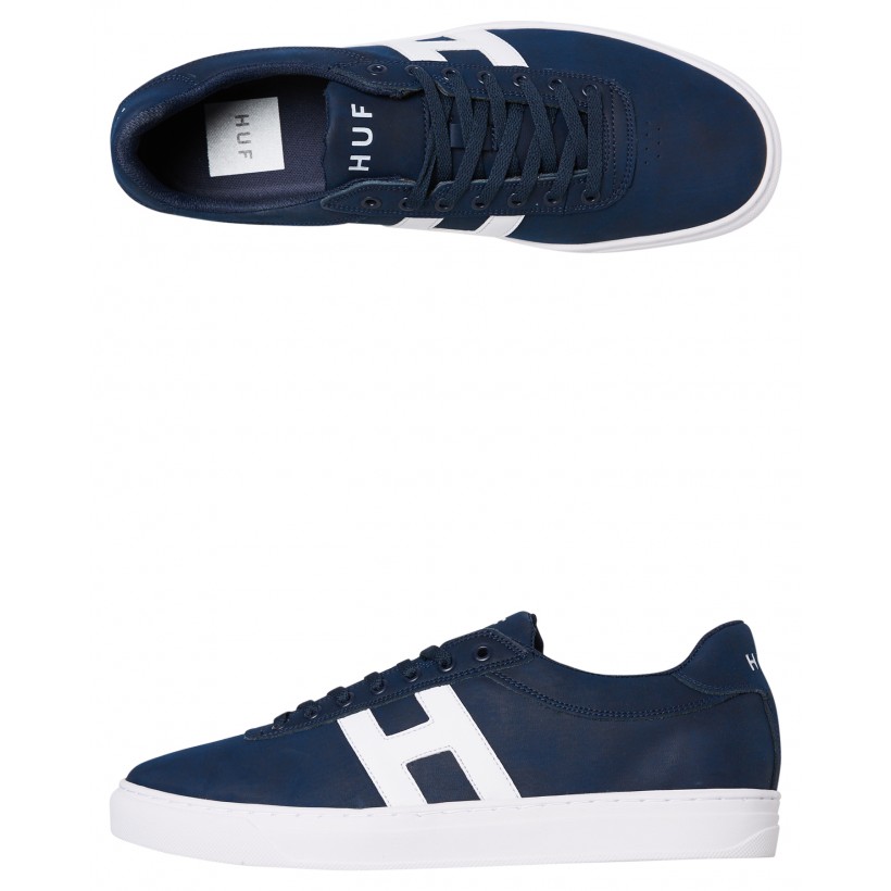 Soto Leather Shoe Navy By HUF