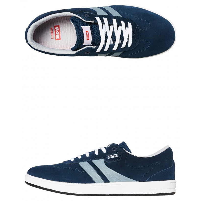 Empire Suede Shoe Navy White