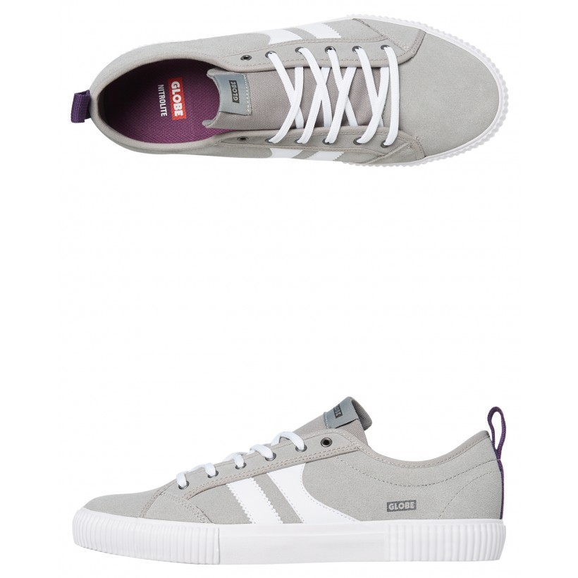 Filmore Suede Shoe Neutral Grey By GLOBE