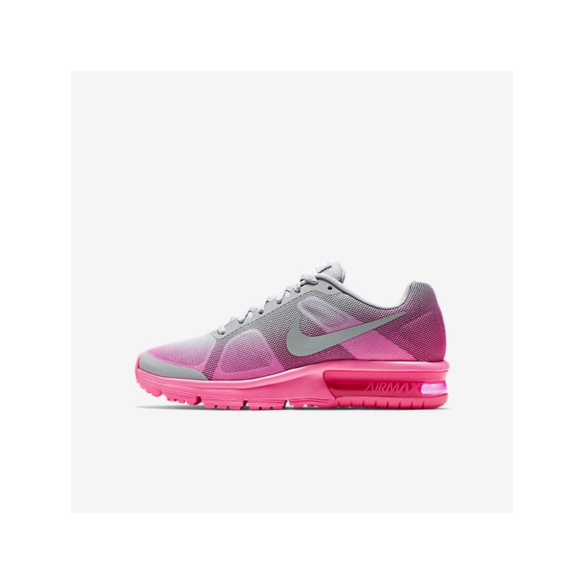 WolfGrey/HyperPink/ReflectSilver - Nike Air Max Sequent