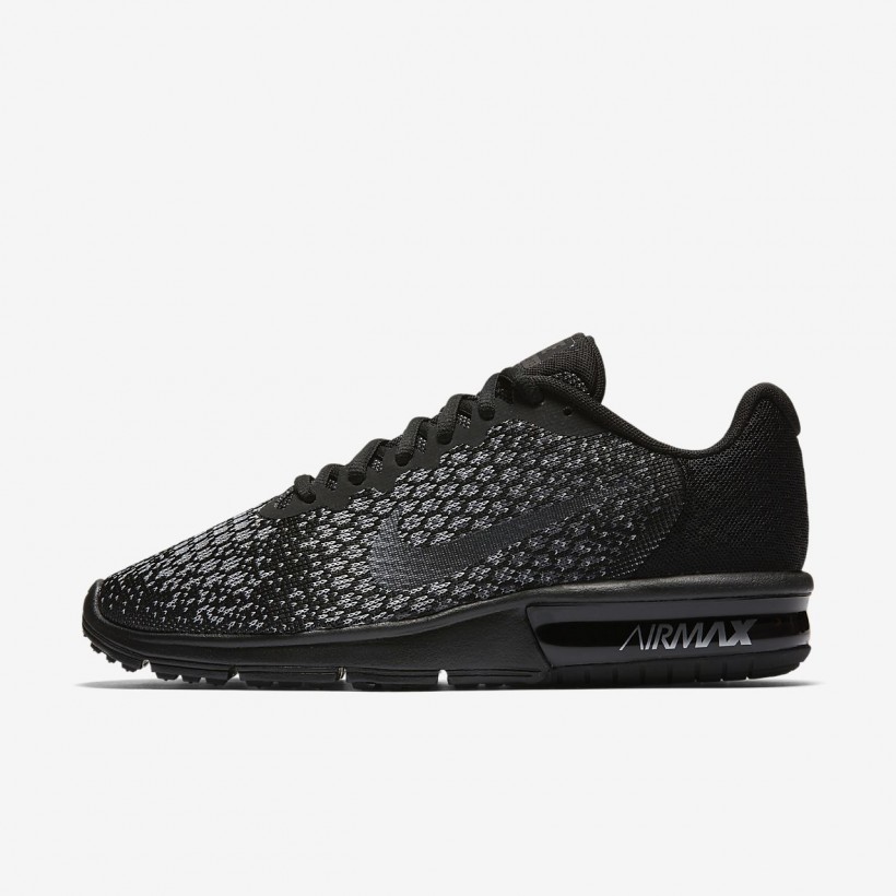 Black/DarkGrey/WolfGrey/MetallicHematite - Nike Air Max Sequent 2