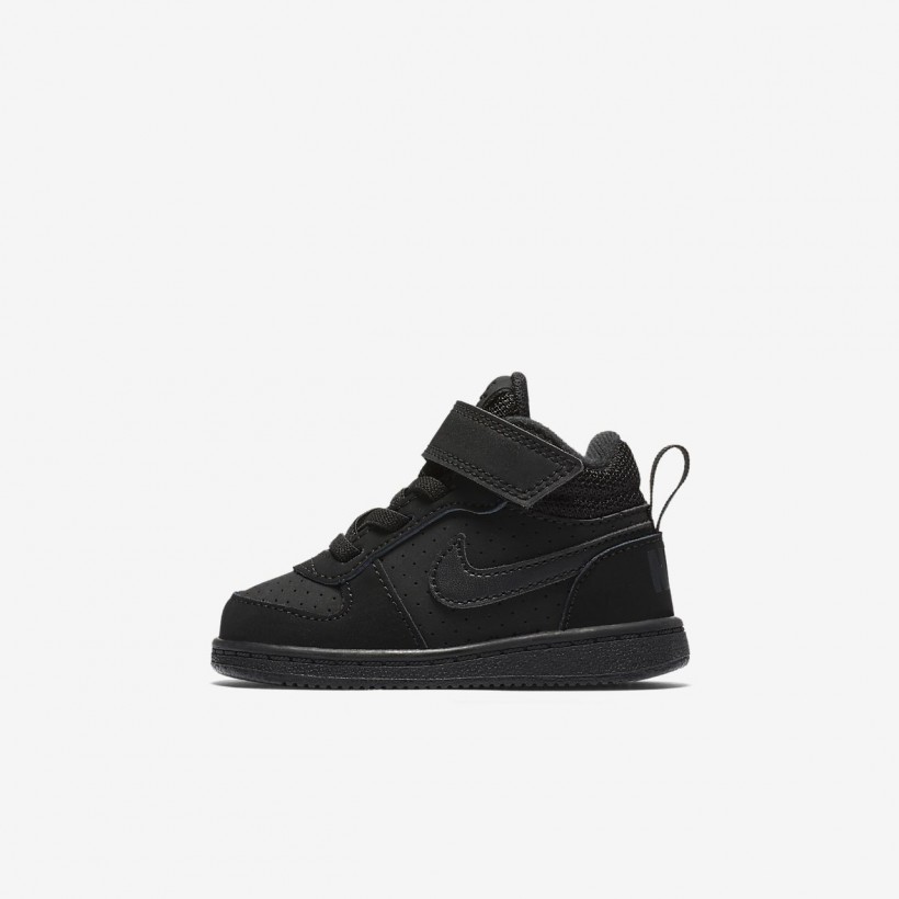 Black/Black - NikeCourt Borough Mid