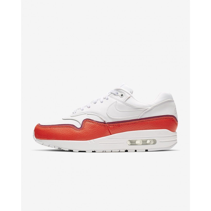White/TeamOrange/TrueBerry/White - Nike Air Max 1 SE