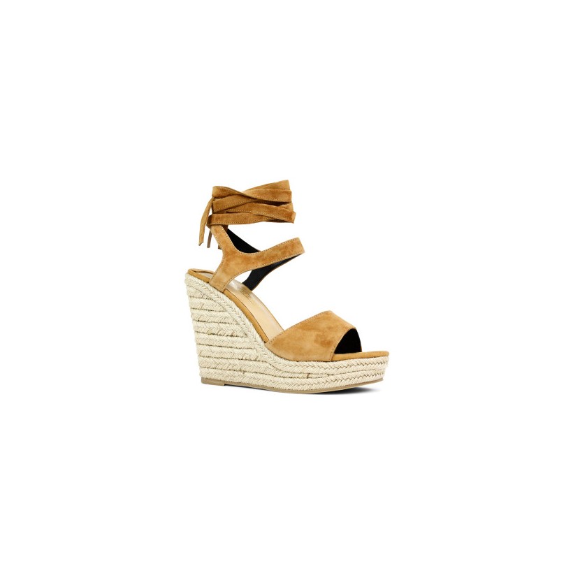 Ophelia - Light Tan Kid Suede by Siren Shoes
