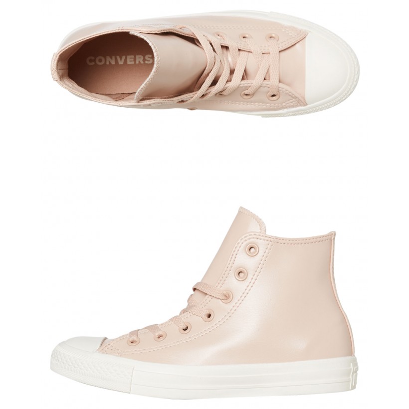 Womens Chuck Taylor All Star Hi Shoe Particle Beige