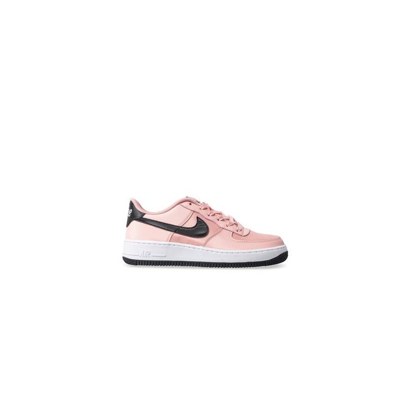 Kids Air Force 1 VDAY GS Bleached Coral/Black-White