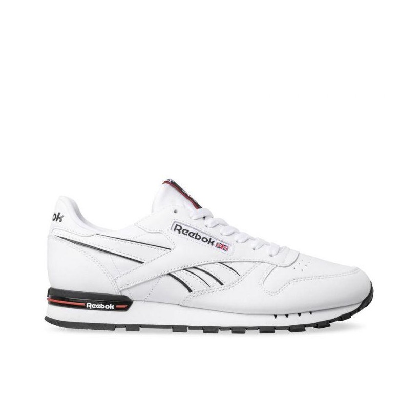 MENS CLASSIC LEATHER CLIP-WHITE/PRIMAL RED/BLACK