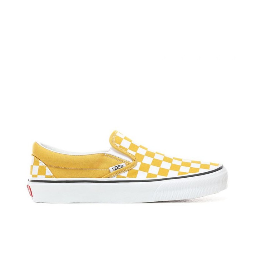 SLIP ON CHECKERBOARD YELLOW/WHITE (CHECKERBOARD) YOLK YELLOW/TRUE WHITE