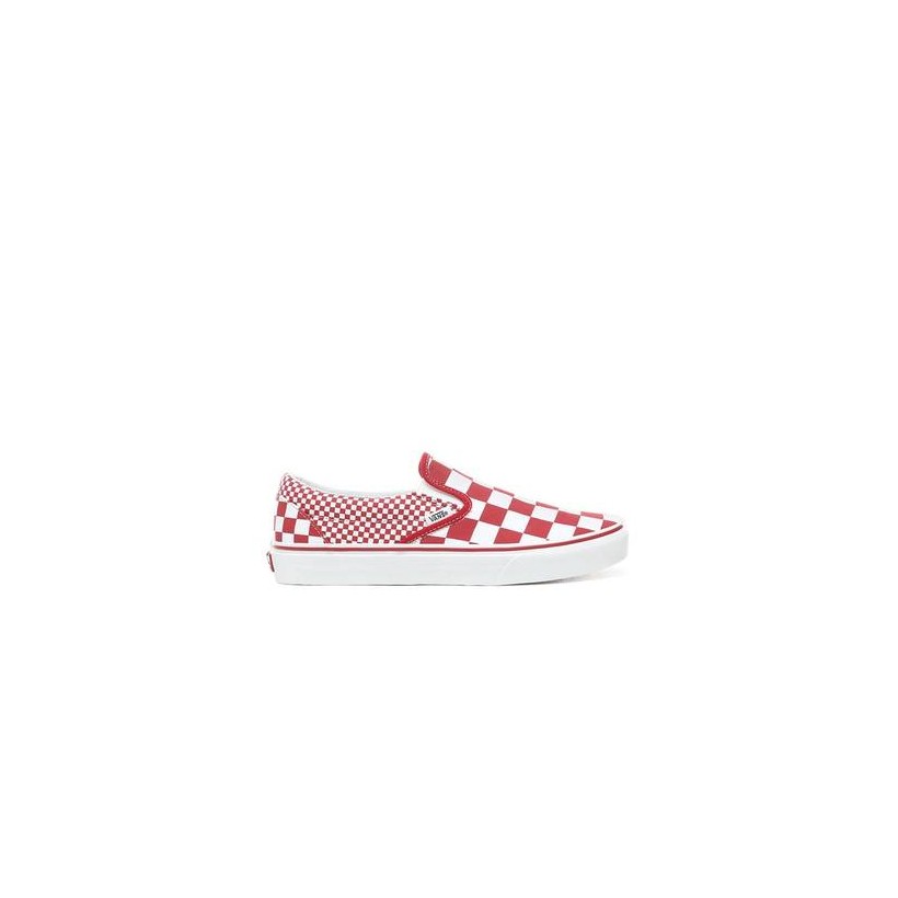 Slip On Mix Checker Chilli Pepper/True White (Mix Checker) Chili Pepper/True White