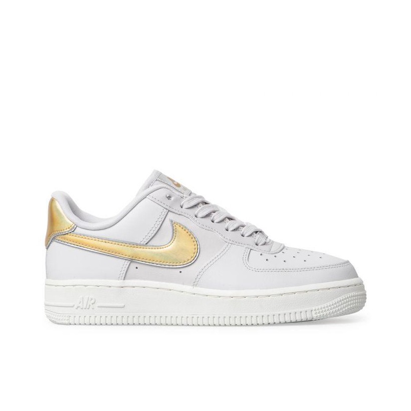 WOMENS AIR FORCE 1 METALLIC VAST GREY/METALLIC GOLD-SUMMIT WHITE