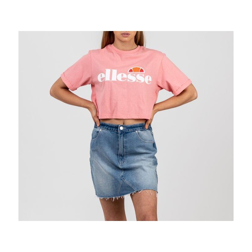 Womens Alberta Crop T-Shirt Pink