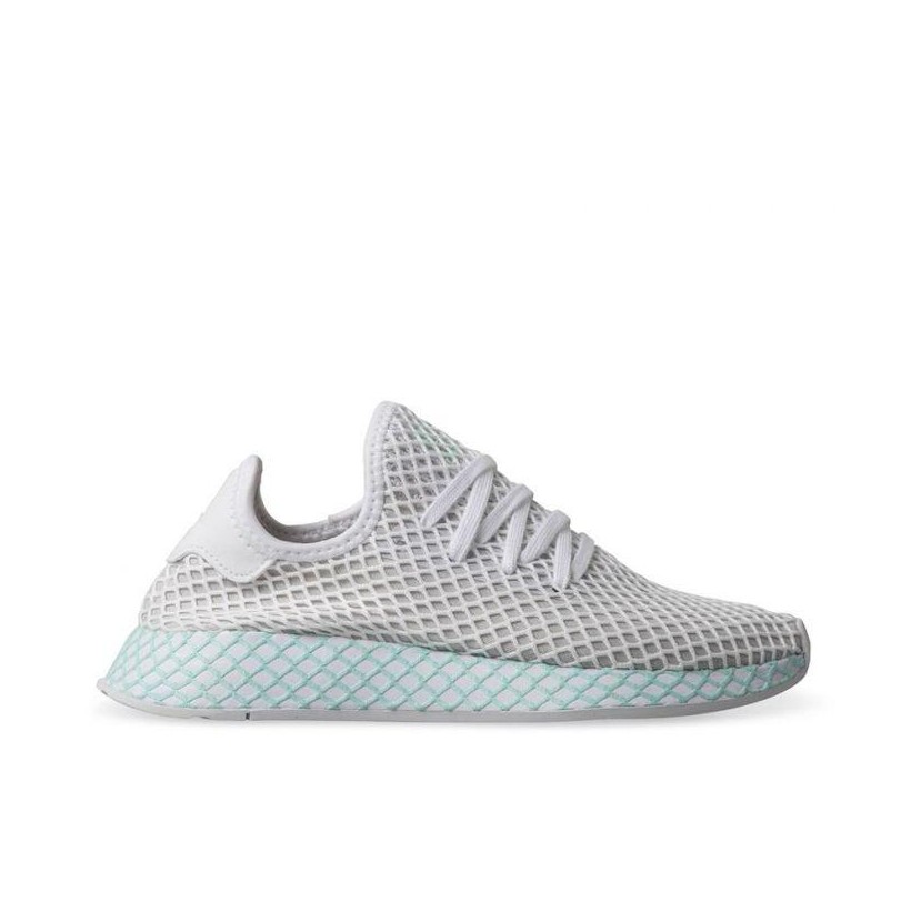 WOMENS DEERUPT FTWR WHITE/GREY ONE F17/CLEAR MINT