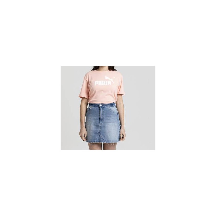 Womens Essentials Boyfriend Tee Peach Bud