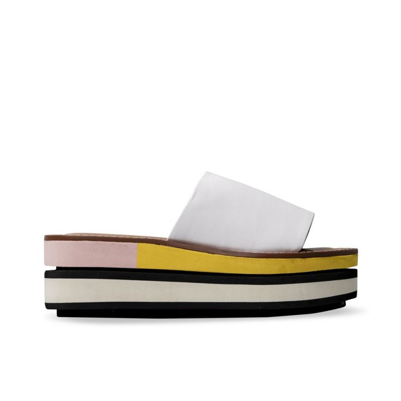 WOMENS MIMI MIMI WHITE LEATHER