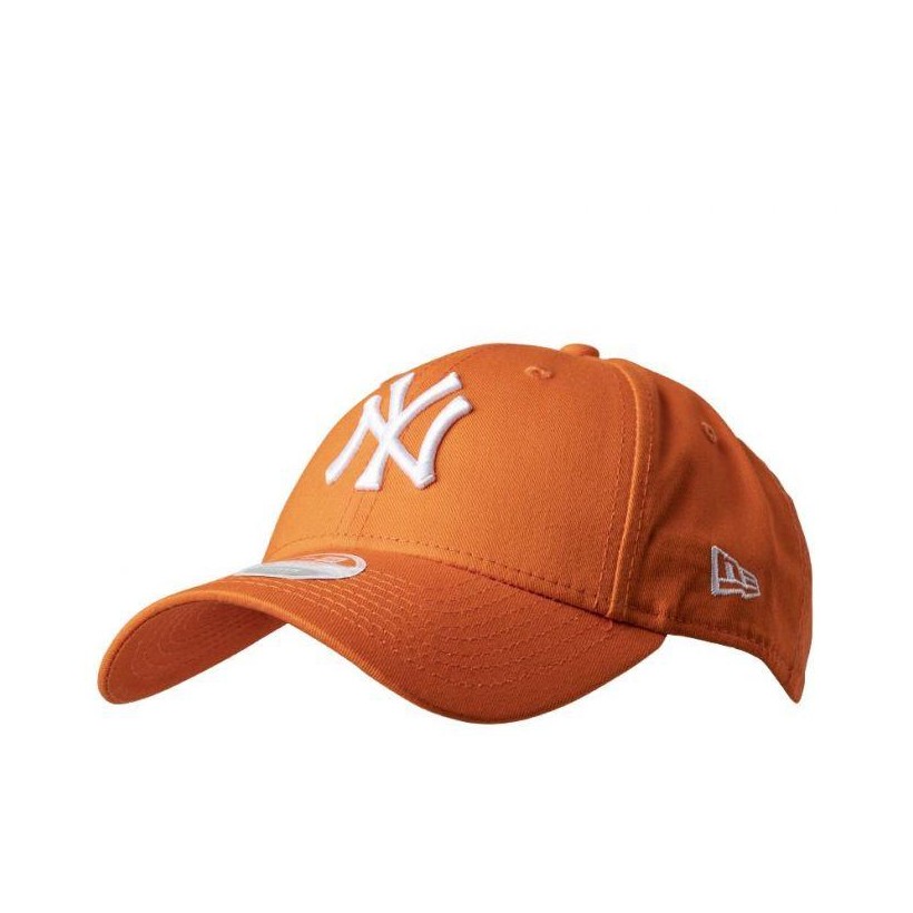 Womens NY Yankees 9Forty Baseball Cap Tangerine