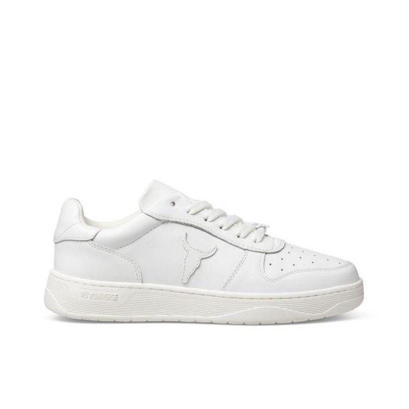 Womens Universe White Leather