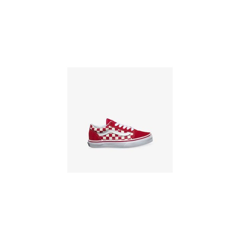 YOUTH OLD SKOOL PRIMARY CHECK RED 