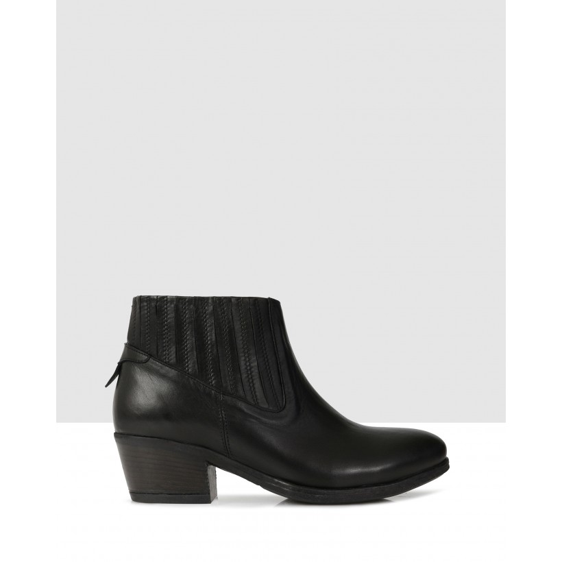 Ivetta Ankle Boots Black by S By Sempre Di