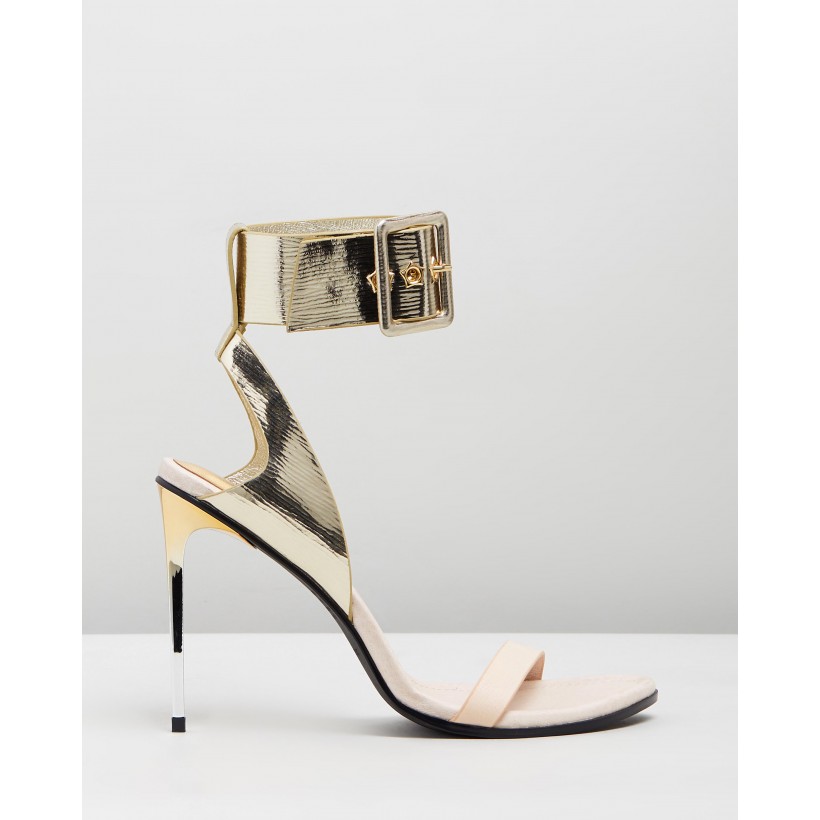 The Countess Heels Gold by Sass & Bide