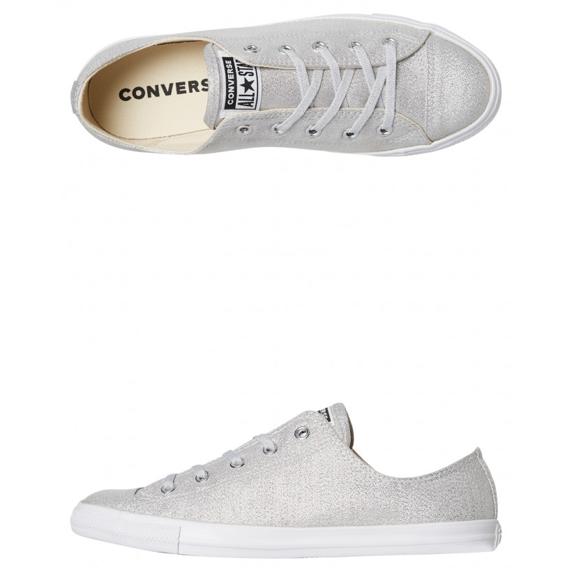 Chuck Taylor All Star Dainty Shoe Silver By CONVERSE