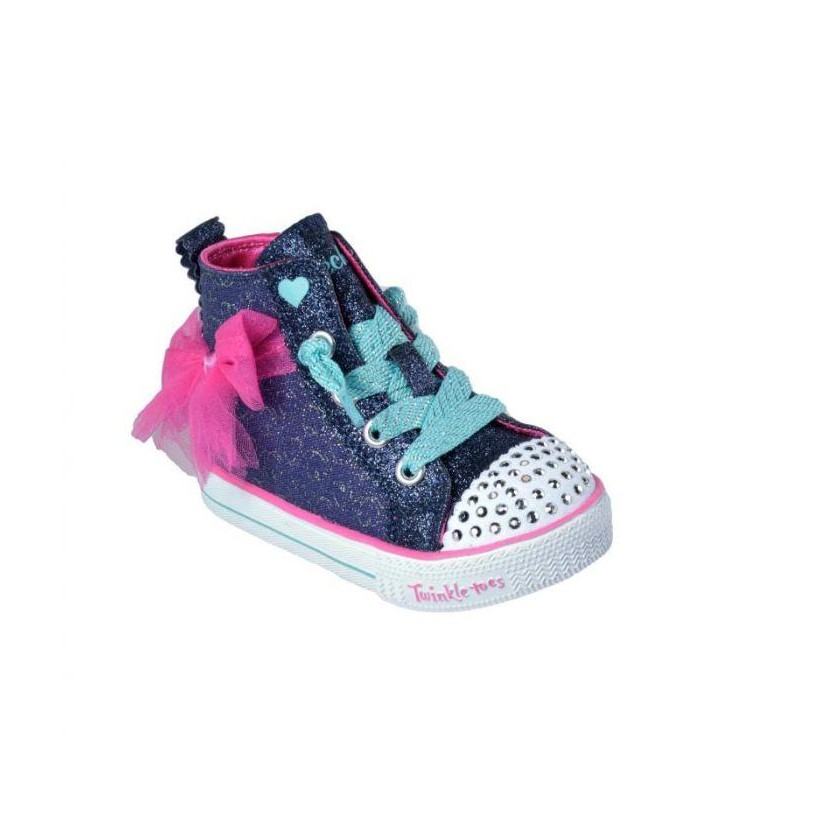 Navy Hot Pink - Infant Girls' Twinkle Toes: Shuffle Lite - Harmony Hearts