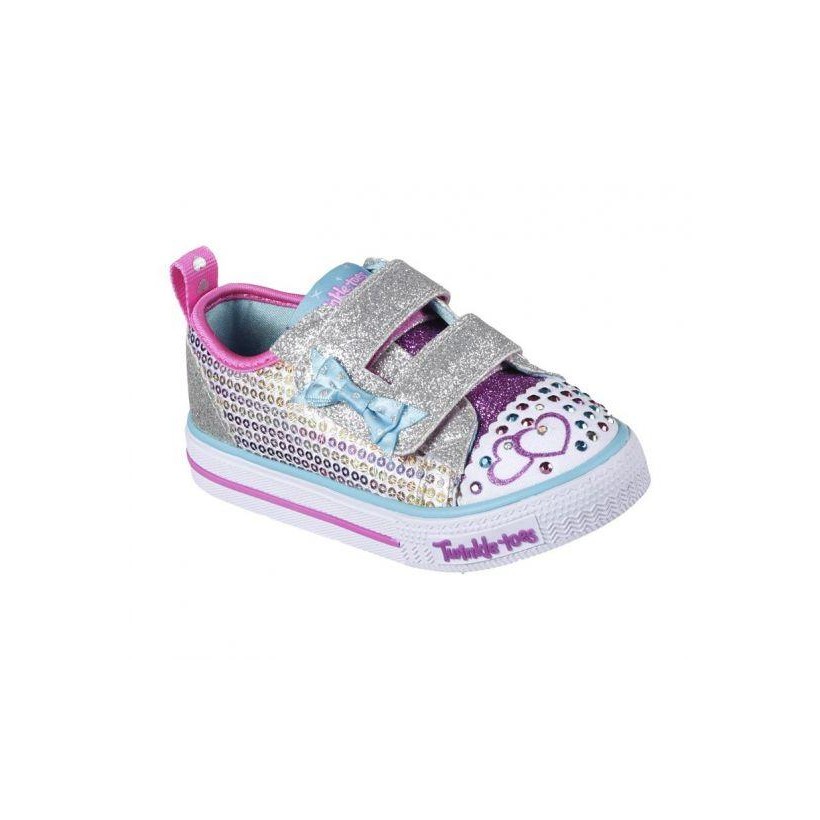Infant Girls' Twinkle Toes: Shuffles - Itsy Bitsy - White Multi All ...