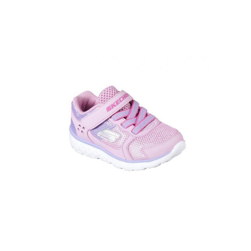 Infants Girls' Skechers GOrun 400 - Sparkle Sprinters - Pink/Lavender All Kids Shoes by Skechers