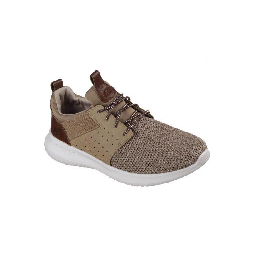 Men's Delson - Camben - Light Brown All Mens Shoes by Skechers