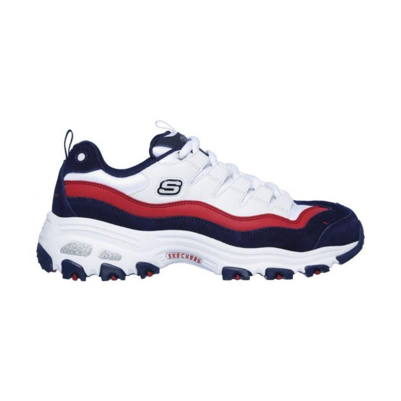 White/Navy/Red - Women's D'Lites - Sure Thing