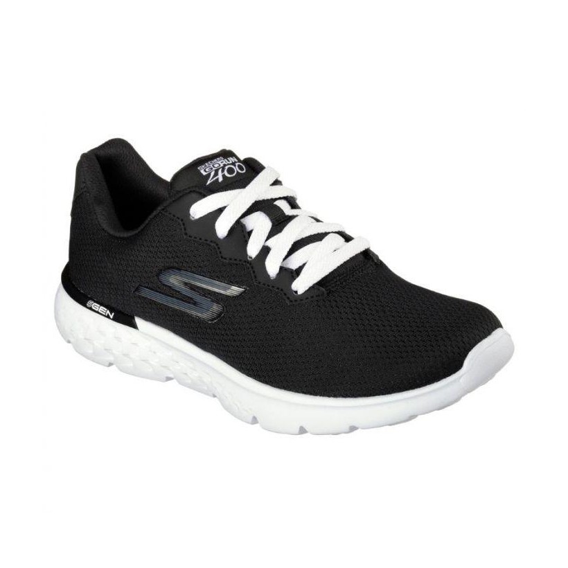 Black/White - Women's Skechers GOrun 400