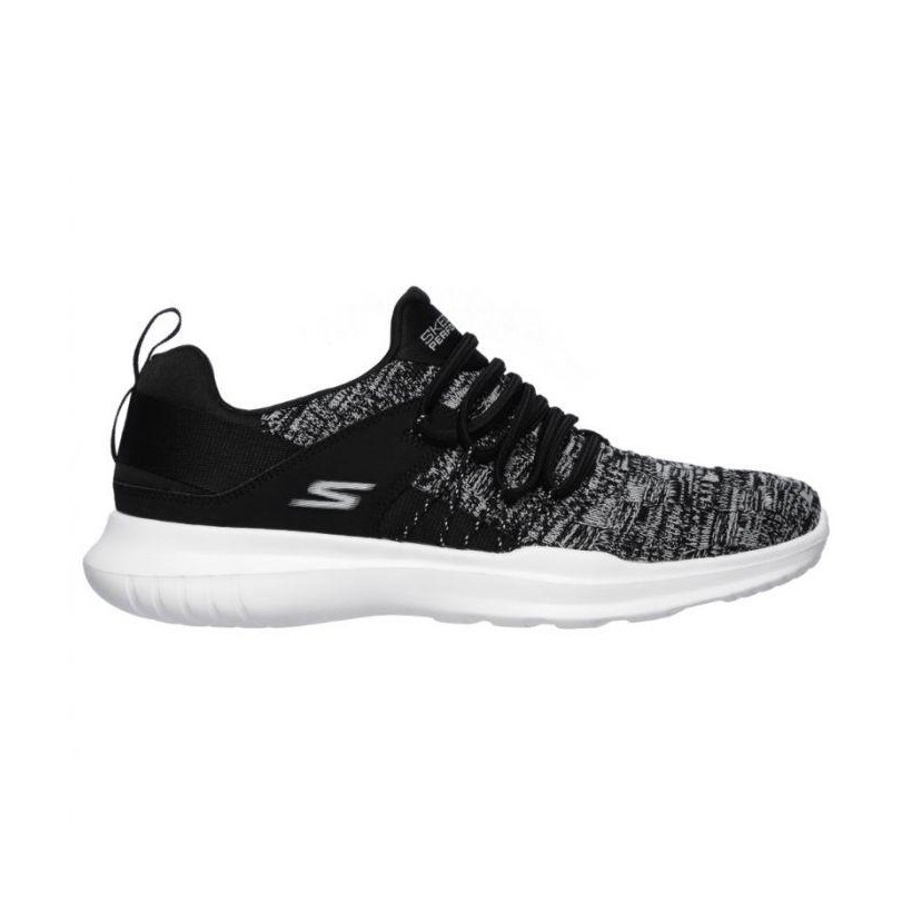 Black/White - Women's Skechers GOrun Mojo - Facilitate