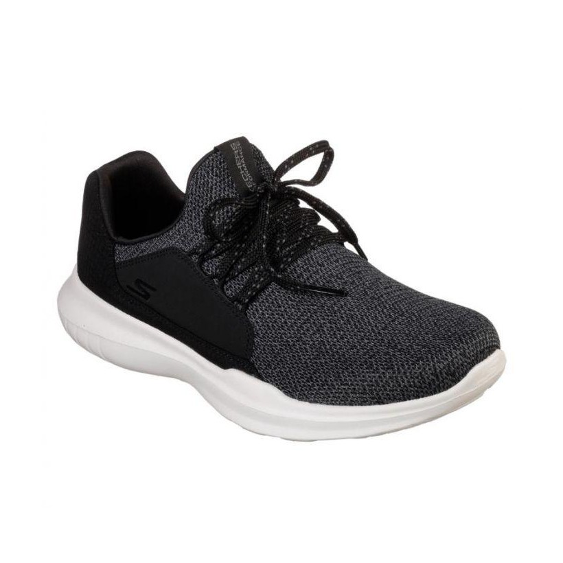 Black/White - Women's Skechers GOrun Mojo - Inspirate