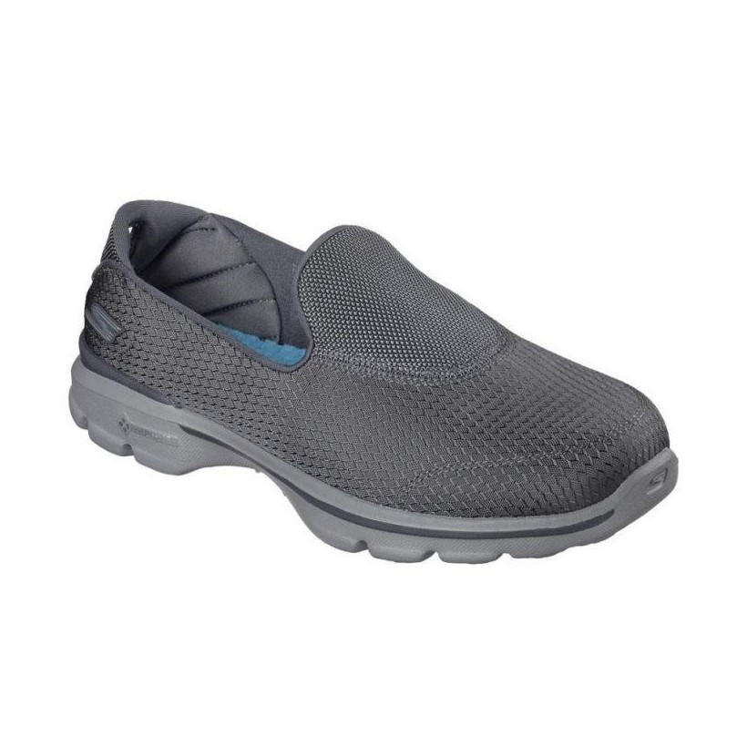 CHARCOAL - WOMEN'S SKECHERS GOWALK 3 - UNFOLD