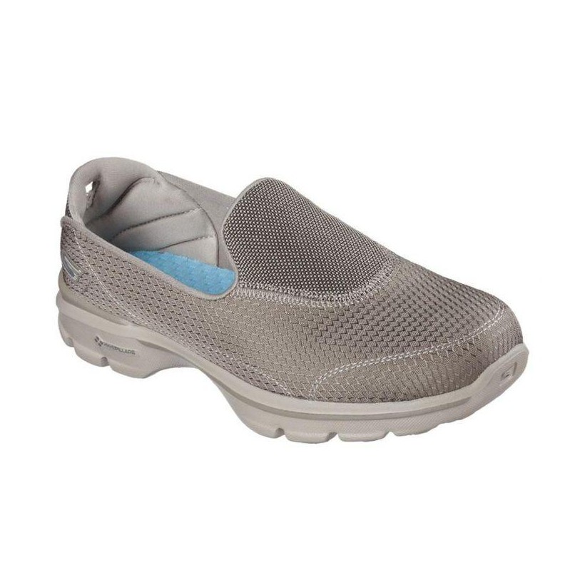 Stone - Women's Skechers GOwalk 3 - Unfold